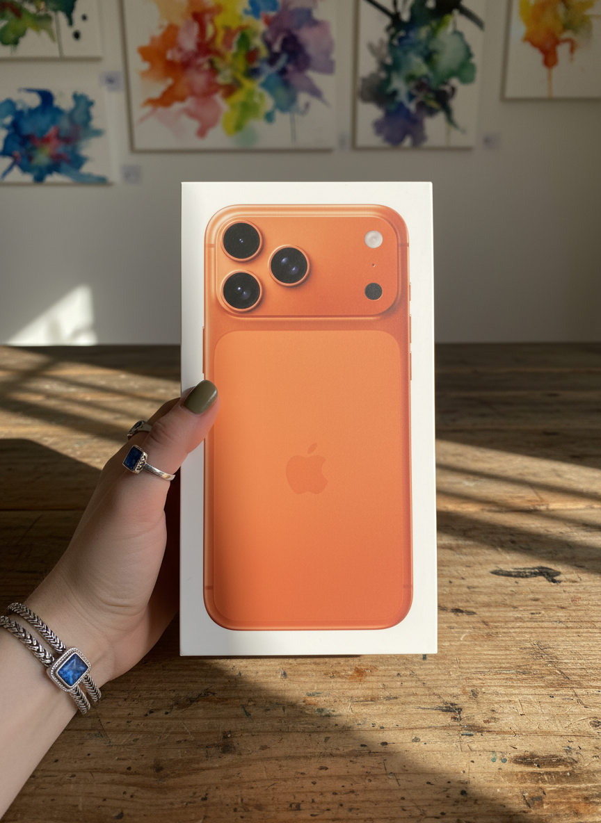 아이폰 17 Pro Max 디자인 실물 이미지 — 직접 쥐었을 때의 균형감과 카메라 모듈 돌출 모습