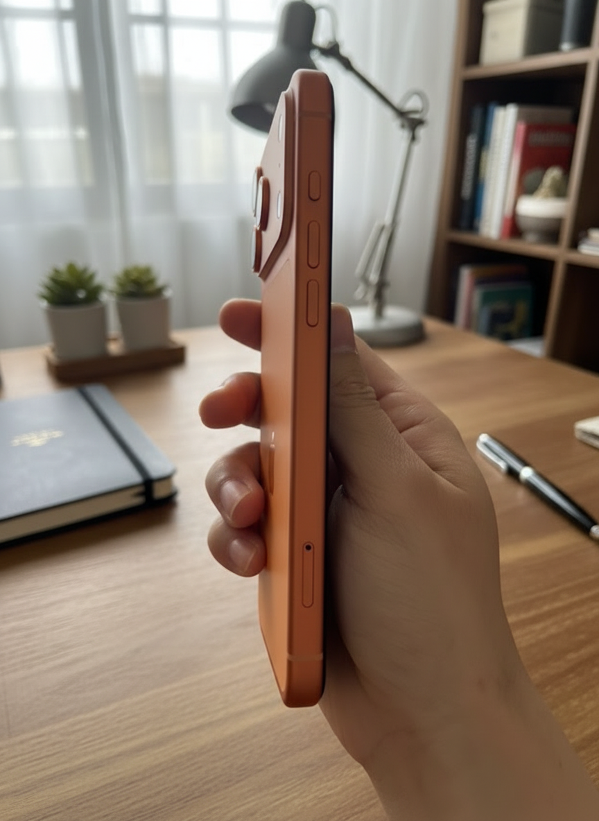 아이폰 17 Pro Max 배터리 사용 화면 — 긴 사용시간과 USB-C 충전