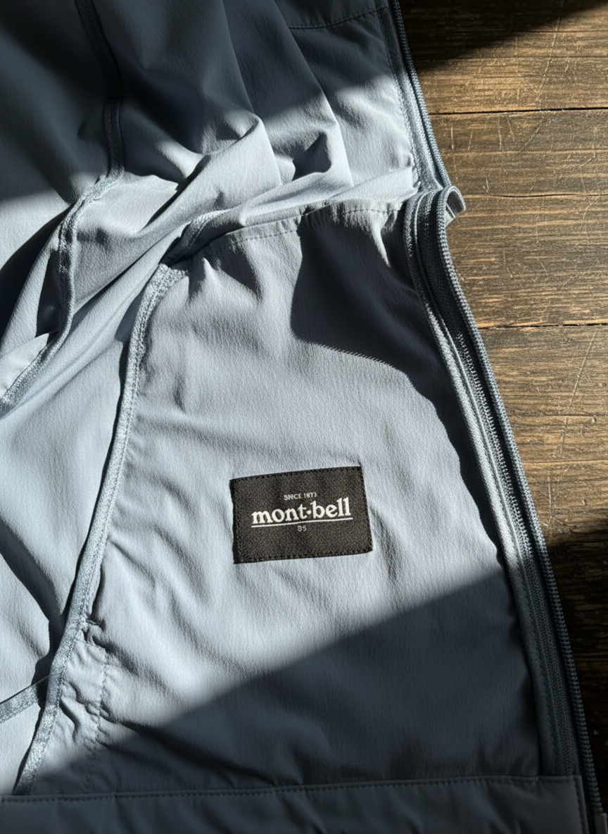 패커블 구조로 접어 보관한 모습