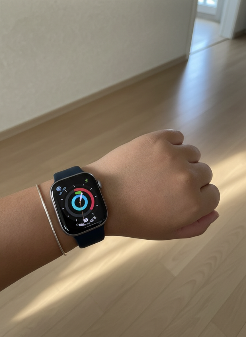 실리콘 밴드 착용감과 여름철 교체 밴드 추천을 나타내는 이미지