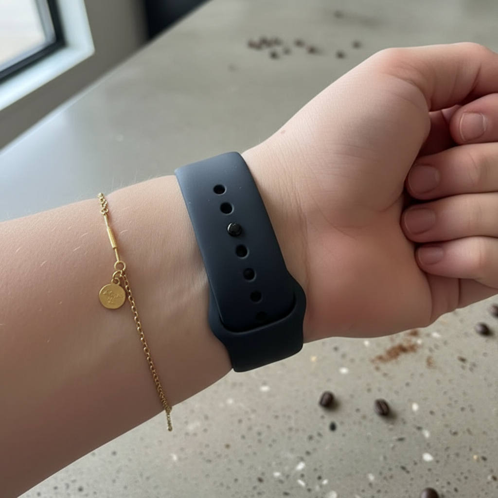 여러 색상의 애플워치 밴드와 케이스를 보여주는 이미지