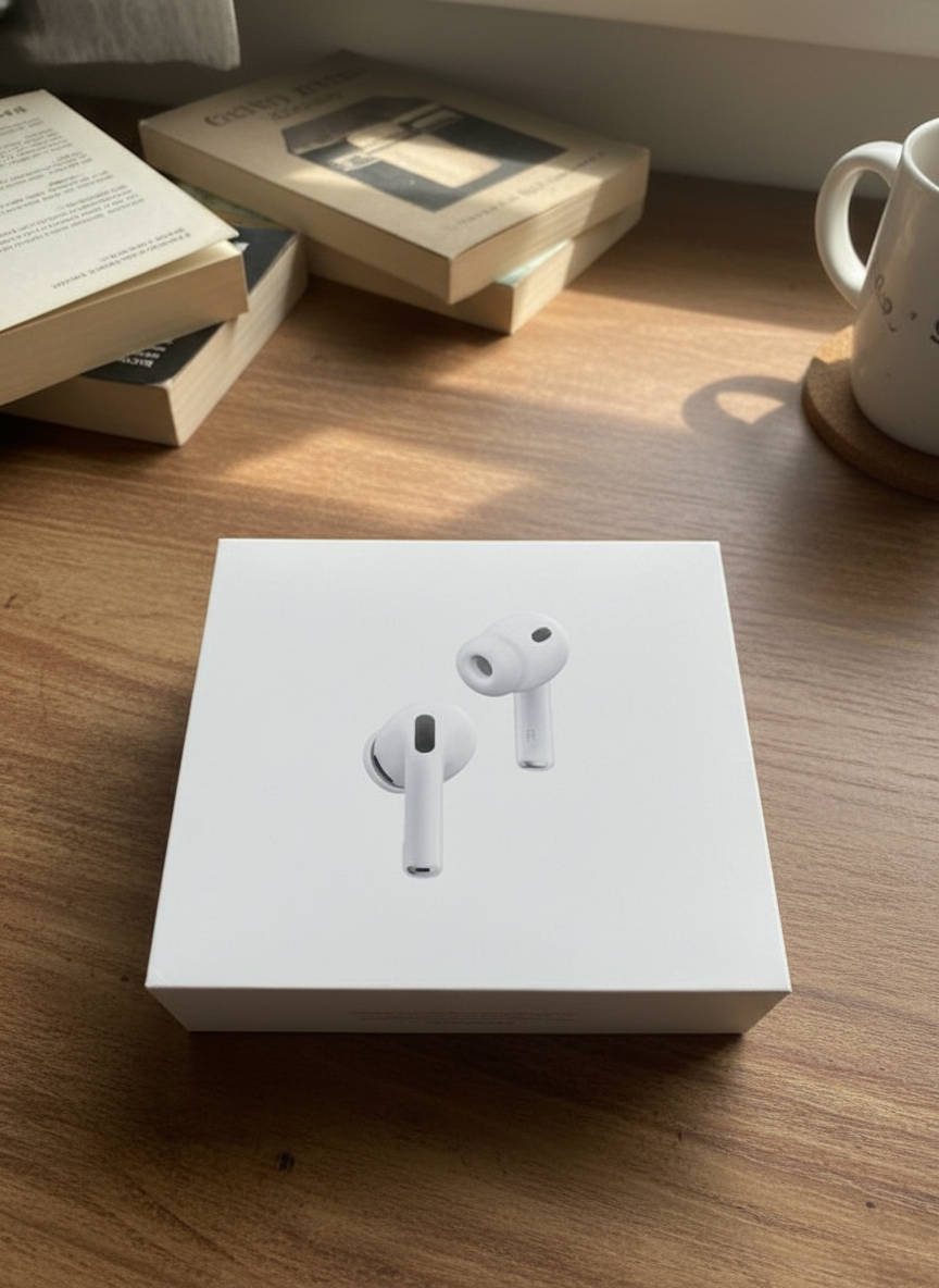 노이즈 캔슬링과 통화 품질을 설명하는 이미지 — 통화 및 외부 소음 환경을 묘사한 이미지